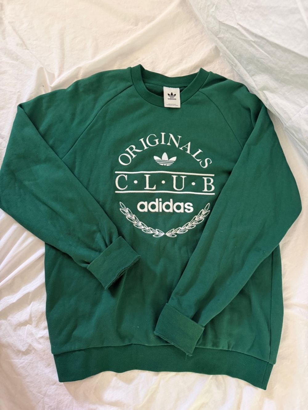 adidas Originals ‘Sports Resort’ Club Green Crewneck Sweatshirt